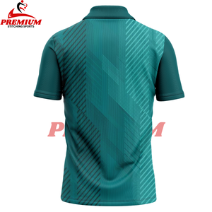 เสื้อกอล์ฟปักลายสำหรับผู้ชายเสื้อโปโลลายออกแบบได้ตามต้องการ - Product Image 4