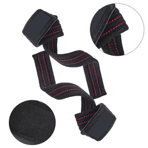 Sangles de musculation en néoprène haute élasticité personnalisées, fermeture élastique, bandages de poignet pour la musculation, l'entraînement au soulevé de terre, professionnel - Product Image 4