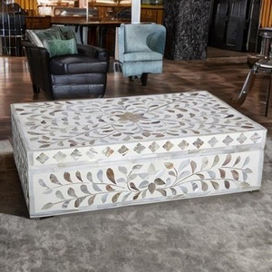 Caja de Joyería de Diseño Moderno y Ecológico con Incrustaciones de Hueso, Estilo Amor, Suministro Directo de Fábrica, con Empaque Personalizado Disponible para Exportación - Product Image 6