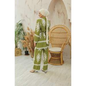 ชุดฮิญาบ2ชิ้นลายมาริน่าสำหรับผู้หญิง - Product Image 2