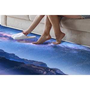 Above The Clouds <b>Rug</b>, Landscape <b>Rug</b>, Printed <b>Rug</b> for Home Decor,<b>Chenille</b> <b>Rug</b> - Product Image 5