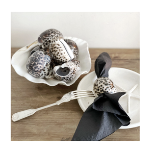 แหวนผ้าเช็ดปากเปลือกหอยสำหรับการตั้งค่าตารางงานแต่งงานชายหาดตกแต่งชายฝั่งและส่งออกในบรรจุภัณฑ์จำนวนมาก - Product Image 1