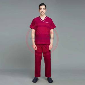 Alta Calidad Personalizado Hombres Enfermera Scrub Set Venta al por mayor médico Scrubs - Product Image 3