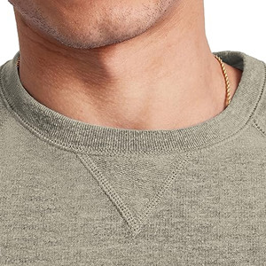 Sudadera con capucha de gran tamaño Vintage informal para hombre, Jersey holgado de lana alta en relieve, Sudadera de cuello redondo de invierno bordada - Product Image 5