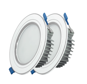 Downlight LED en aluminium à bordure argentée TOS avec installation intérieure facile, coupe de 90mm pour bureau à domicile, fabriqué au Vietnam - Product Image 4
