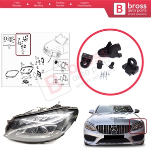 ชุดซ่อมขายึดไฟหน้า BHL580-1 ด้านซ้าย สำหรับรถยนต์ C Class W205 C205 S205 A205 ปี 2013-2023 รุ่น A2058200514 - Product Image 5