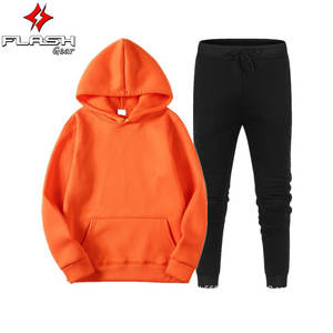 Nouveau printemps et automne hommes loisirs sport ensemble pull pull à capuche à la mode coupe ample confortable polaire tissu - Product Image 5