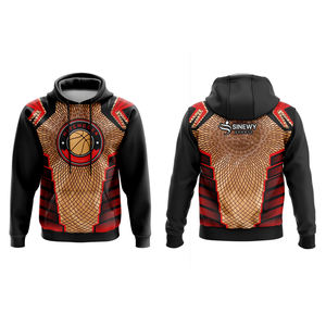 Offre Spéciale pulls à capuche sweats de sports d'équipe personnalisés sublimé polyester polaire coton mélangé sweats à capuche de sport - Product Image 3