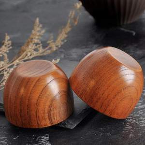 Chope à bière en bois naturel artisanal, écologique, lavable au lave-vaisselle, avec grain de bois véritable, pour le café, le thé, la maison, la cuisine, le café et les cadeaux - Product Image 4