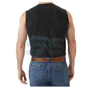 Camiseta sin mangas de moda para hombre, camisetas sin mangas personalizadas, camiseta muscular, servicio OEM de alta calidad, camiseta sin mangas de entrenamiento transpirable para hombres - Product Image 2