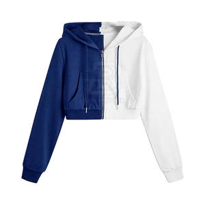 เสื้อครอปแบบมีฮู้ดสำหรับฤดูหนาวสินค้ามาใหม่เสื้อผ้ามีฮู้ดด้านหน้าทำจากวัสดุทนทาน - Product Image 1