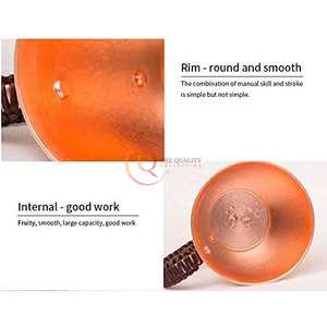 Lavish Modern Design Stainless Steel Beer <b>Mug</b> with Metal Copper Handle for Coffee Water Tea Matt Finished Barware Accessories - Product Image 3