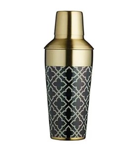 Shaker à cocktail en acier inoxydable le plus vendu à bas prix mini shaker à cocktail personnalisé en métal ruban unique mélangeur boisson shaker - Product Image 2