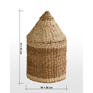 Cesta de Almacenamiento de Mimbre con Diseño Único en Forma de Lápiz, Cesta de Mimbre con Tapa, la Mejor Opción para el Dormitorio, Venta al por Mayor desde Vietnam - Product Image 2