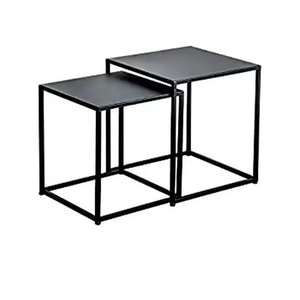 Table basse noire décorative pratique, moderne, du milieu du siècle, facile à assembler - Product Image 6