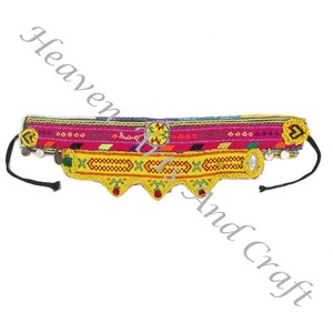 Cinturón Vintage para Danza del Vientre, Cinturón Tradicional Afgano, Kuchi Tribal BB088A, Banjara Antigua, Cinturones de Cuentas Hechos a Mano, Vintage Real - Product Image 5
