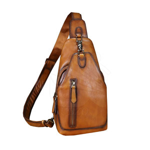 Quantité minimale de commande bas Concevez votre propre logo Sacs de poitrine en cuir Style différent Utilisation de la mode Sac de poitrine en cuir - Product Image 1