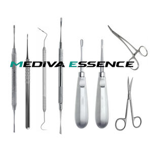 Kit d'instruments dentaires de base en acier inoxydable professionnel de 10 pièces équipement dentaire outils de chirurgie buccale dentaire avec marque privée - Product Image 1