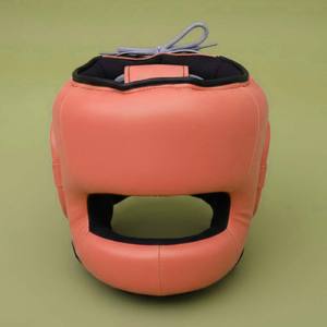 ราคาขายส่งจากโรงงาน อุปกรณ์ป้องกันแก้มสำหรับชกมวย หมวกป้องกันศีรษะ หนังแท้ ผู้ผลิตอุปกรณ์ป้องกันศีรษะสำหรับชกมวย - Product Image 5