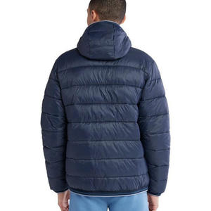 Chaquetas de Plumón Personalizadas al por Mayor de Alta Calidad, Chaqueta Acolchada con Capucha, Estilo Casual Urbano, Chaqueta Bomber de Burbujas para Hombre - Product Image 3