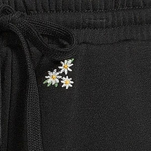 Pantalones de Invierno para Mujer, Corte Regular, Poliéster/Algodón, Estilo Urbano, Deportivos, Personalizados, Tallas Grandes, Pierna Recta, Cintura Elástica - Product Image 5