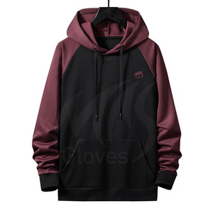 Séchage rapide prix de gros conception personnalisée hommes pullover sweats à capuche uni conception OEM hommes sweats à capuche - Product Image 1