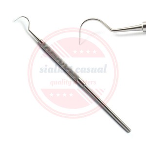 Sonda Dental Explorer, escalador de sonda dental profesional de acero inoxidable para limpieza dental - Product Image 2
