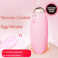 Oeuf vibrant en silicone sans fil avec télécommande magnétique rechargeable, 10 modes de vibration pour femmes, vibrateur à balle portable