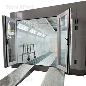 Cabine de peinture de voiture de réparation de carrosserie directe d'usine cabine de peinture de voiture avec système de chauffage électrique pour camion de meubles de voiture - Product Image 1