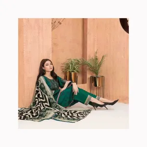पार्टी वियर फॉर्मल या कैज़ुअल पाकिस्तानी भारतीय महिलाओं के कपड़े नए आगमन 2024 सलवार कमीज लॉन कुर्ती संग्रह पोशाक