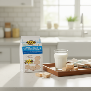 Wafer Croccanti alla Vaniglia Crich Cream 250g Confezione Biscotti Premium - Product Image 3