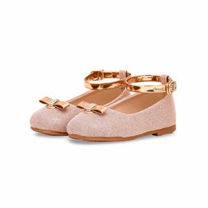 KD2270 Sandalias de tacón formales de melocotón para niñas Bombas de melocotón elegantes con atractivo - Product Image 3