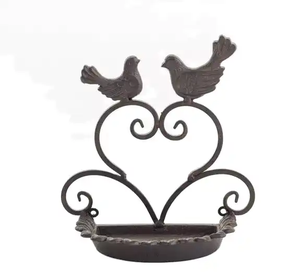Heart Shape <b>Wall</b> Decorative Bird Feeder Handmade in Bulk Best Quality Wholesale Price Hanging Bird Bath - Product Image 1