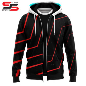 Sweat à capuche en molleton éponge français pour hommes impression par sublimation sur la taille coupe ample épaule tombante sweat à capuche - Product Image 4