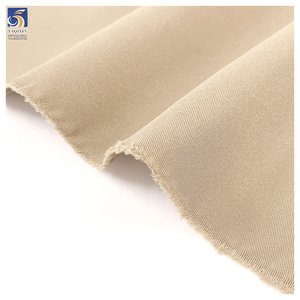 YX1171 chine 100 polyester kaki sergé tissu rouleau tissé 240gsm 2/2 <span class=keywords><strong>pas</strong></span> <span class=keywords><strong>cher</strong></span> épais sergé tissu pour femmes pantalons manteaux et jupes - Product Image 5