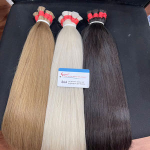 Meilleure vente Extensions de cheveux humains vietnamiens crus vierges 100% Cheveux non transformés en vrac de haute qualité du Vietnam - Product Image 4