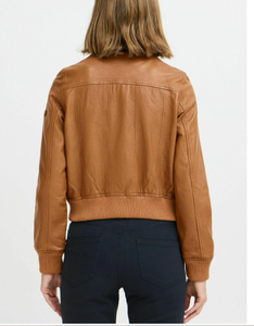 Dernière conception 2025 vestes en cuir nappa de mouton à la mode pour femmes Offre Spéciale logo personnalisé style et couleur vestes en cuir pour femmes - Product Image 2