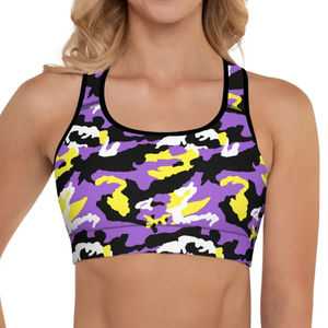 Soutien-gorge de sport de yoga à soutien élevé femmes haut d'entraînement de fitness rembourré sans couture respirant gym nylon spandex vêtements d'entraînement - Product Image 1