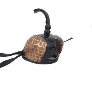 Ensemble de capuchon de fauconnerie, design arabe, capuchon de faucon en cuir avec sac de transport, cuir avec bretelles en nylon, 2026 - Product Image 1