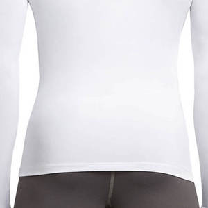 Chemises de compression à manches longues avec logo personnalisé pour hommes Nouveau style de tricot décontracté de conception vierge Couleur personnalisée - Product Image 6