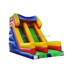 Komersial Balon Bouncer Slide Combo dengan Rocking Climbing Inflatable Water Slide untuk Dijual