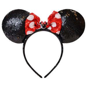 Accesorios para el Cabello de Mickey y Minnie Mouse, Diademas de Lentejuelas con Lazo de Puntos, 150 Unidades, Caja al por Mayor, Envío Gratis - Product Image 1