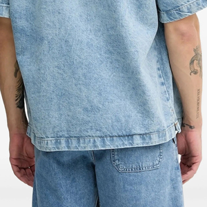 Conjunto de Shorts Casuales de Mezclilla para Hombre de Alta Calidad, Diseño Moderno, Hecho a Medida, Patrón Sólido, Ecológico, para Uso Diario - Product Image 5