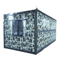 Hobbit Petit Tata Beach Duplex 100 Carré Avec Salle De Bains Mètres Cadre En Acier Mobile Pliant Conteneur Maison Préfabriquée