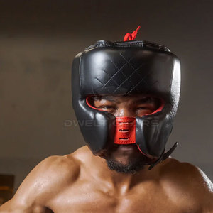 ชุดป้องกันศีรษะทำจากหนัง PU ที่ทนทานสำหรับศิลปะการต่อสู้คิกบ็อกซิ่งเทควันโด - Product Image 2