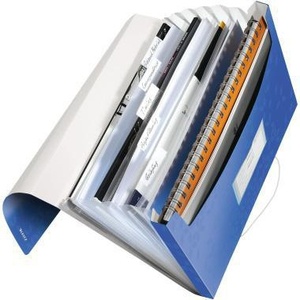 Bandeja Archivadora Leitz WOW A4 de Polipropileno Azul con 6 Compartimentos - Product Image 3
