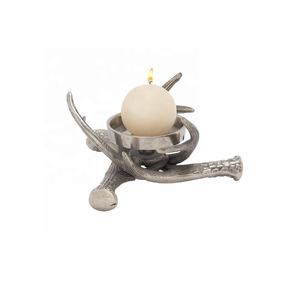 Bougeoirs modernes en fonte d'aluminium, bougeoirs en aluminium massif, bougeoir moderniste, bougeoir de décoration pour la maison, nouveauté - Product Image 2