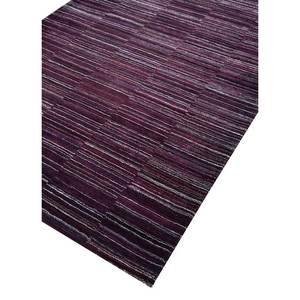 Alfombra de Lana y Viscosa Tufted a Mano de Gran Tamaño Acar Tra-14447, Diseño a Rayas Rosa y Morado para el Hogar o Pasillo, 4m de Ancho, 10mm, para Adolescentes - Product Image 2