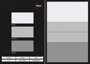 Carreaux muraux en céramique 300x600mm pour salle de bain et cuisine, finition brillante mate effet sucre, design mural intérieur luxueux. - Product Image 3