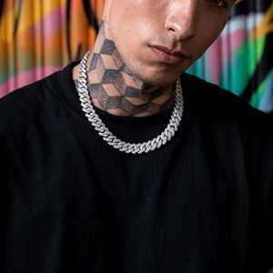 ห่วงโซ่เพชร12มม. สไตล์ฮิปฮอปและห่วงโซ่คลาสสิก - Product Image 4